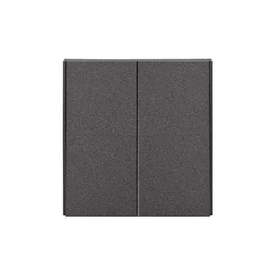 Выключатель 2-кл. СП STRONG MIELE 10А графит Kranz KR-78-0706-6