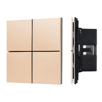 Панель кнопочная KNX-304-23-IN Champagne (BUS Frameless) (IP20 металл) INTELLIGENT ARLIGHT 039665