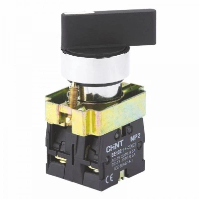 Переключатель NP2-BJ53 3 положения возвратом 2НО IP40 (R) CHINT 573998