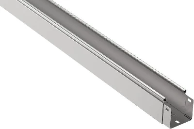 Лоток листовой неперфорированный 80х80 L3000 сталь 0.55мм IEK CLN10-080-080-055-3