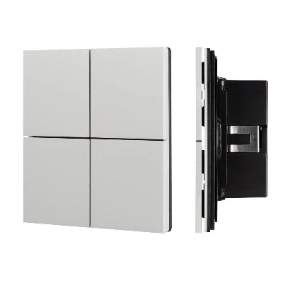 Панель кнопочная KNX-304-23-IN Silver (BUS Frameless) (IP20 металл) INTELLIGENT ARLIGHT 039662