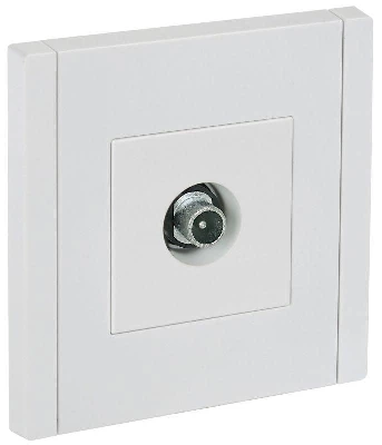 Розетка TV проходная FORTE&PIANO FP229 бел. IEK FP-A10-P-K01