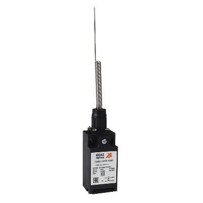 Выключатель концевой OptiLiS D4N-4180 пружина со стержнем кошачий ус EN 50047 XCKN2106P20 КЭАЗ 365312
