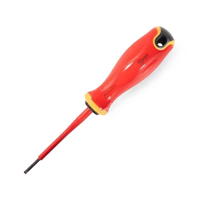 Отвертка диэлектрическая шлицевая 2.5х75 СЛИМ КВТ 103001