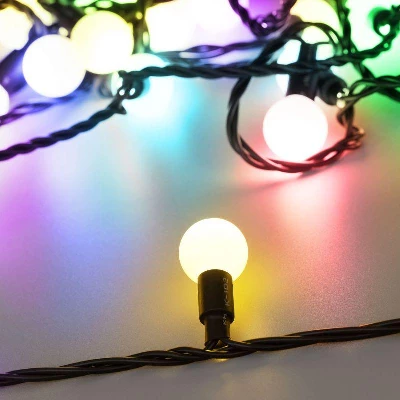 Гирлянда светодиодная ARD-BALL-PRO-D23-10000-BLACK-80LED RGB (230В 7Вт) (IP65) Ardecoled 025622