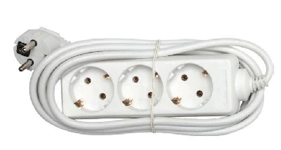 Удлинитель 3х5м с заземл. 16А IP20 94 180 NPE-S-03-500-E-3х1 ПВС 3х1 Navigator 94180