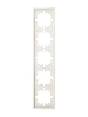 Рамка 5-м ZIMA горизонт. сл. кость LEZARD 704-9000-150