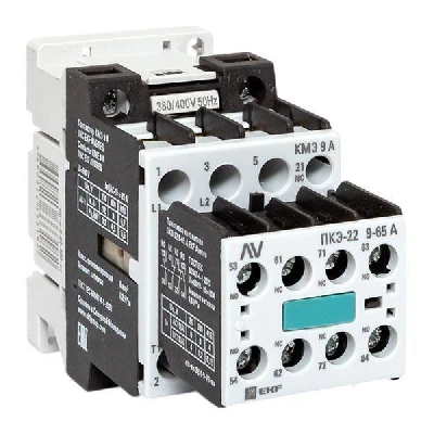 Комплект КМЭ 1НЗ 9А кат. 400В АС 2НО+2НЗ AVERES EKF ctr-s-9-01-400-av-22