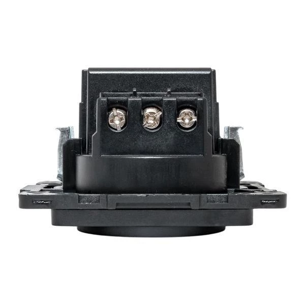 Розетка 1-м СП Стокгольм 16А USB A+C с заземл. защ. шторки винтов. клеммы механизм черн. EKF EZR16-2USB-typeA-typeC 4