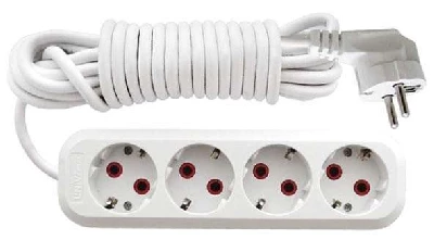 Удлинитель 4х5м с заземл. 10А IP20 У10-555 ПВС 3х0.75 UNIVersal 555-05