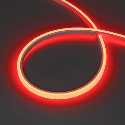 Лента светодиодная WAVE-TOP-PU-H120-10x10mm 24В RGB 10Вт/м IP68 wire x2 вывод боков. герметичная (уп.5м) Arlight 052436