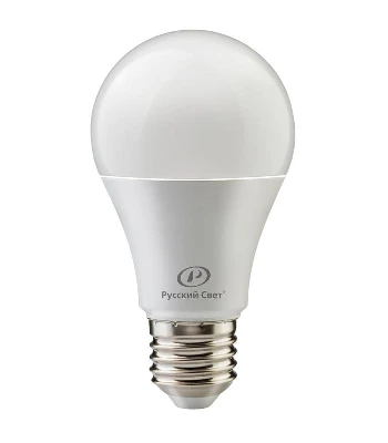 Лампа светодиодная RS LED A60 E27 14W 220-240В 6500К 14Вт 1400лм Ra 90 грушевидная Русский Свет 15010345108