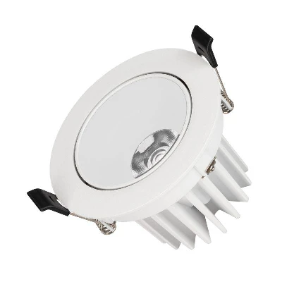 Светильник светодиодный MS-FORECAST-BUILT-TURN-R102-12W Warm3000 (WH-WH 32 deg 230В) IP20 металл Arlight 037188(1)