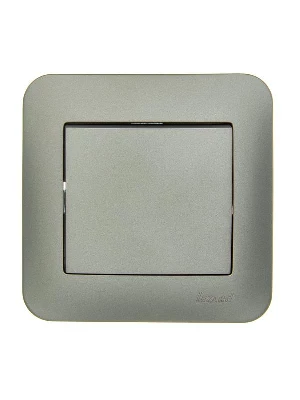 Выключатель 1-кл. 1п СП ASTI 10А IP20 в сборе платина. LEZARD 7081-3535-100