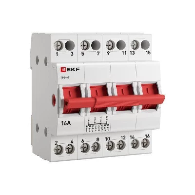 Переключатель трехпозиционный ТПС-63 4P 16А PROxima EKF TPS416