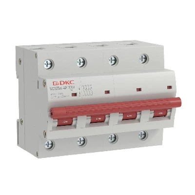 Выключатель автоматический модульный max типа MD125H 10кА 4п C 80А YON MD125H-4PC80