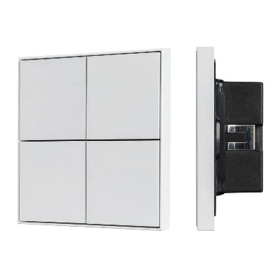 Панель кнопочная KNX-304-23-IN White (BUS Frame) (IP20 металл) INTELLIGENT ARLIGHT 038401