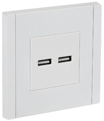 Розетка USB A+A 3.1А FORTE&PIANO FP249 бел. IEK FP-U21-D31-K01