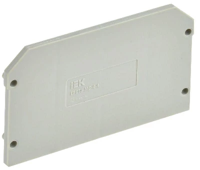 Заглушка для CTS-MC ARMAFIX 4 вывода 4кв.мм сер. IEK YCT12-00-4-K03-004-ZGL
