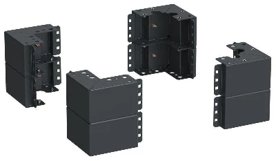 Уголок цоколя h=200мм черн. (уп.8шт) LINEA S ITK LS-BC05-B0-02