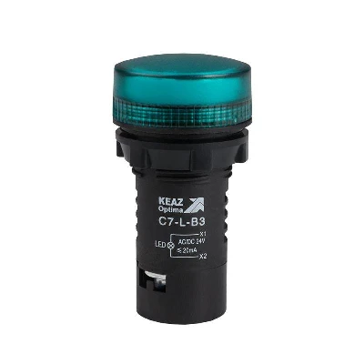 Лампа светодиодная OptiSignal Compact D22 С7-L-B3 зел. 24В AC/DC XB7EV03BP КЭАЗ 362149