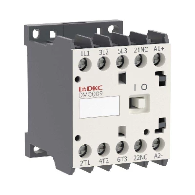 Миниконтактор YON DMC009 9A 4кВт AC3 3P кат. 220В AC 1НО YON DMC009-3C10A230