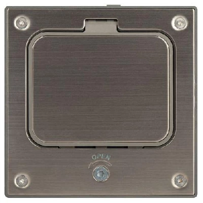 Люк 18-6002-03 IP66 в бетон с розеткой под шестигранник сер. Эра Б0063273