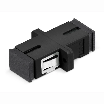 Соединитель проходной SC-SC SM для одномод. кабеля simplex черн. Cabeus 10596c