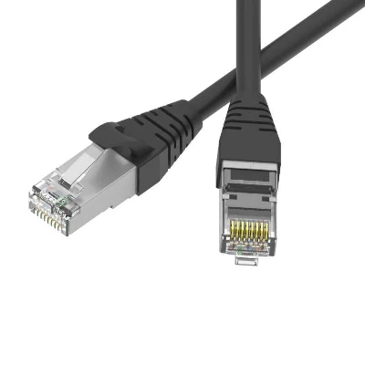 Патч-корд экранированный SLIM CAT6 S/FTP 4х2 28 AWG LSZH 1.5м черн. DKC RN6SF4515BK-28