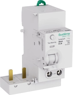 Блок дифференциального тока 2п 63А 30мА тип A Systeme9 230В SE S9V22263