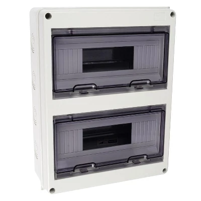 Бокс модульный накладной PDB/W 4024 GR (ЩРН-ПГ-24) IP65 пластик. JazzWay 5072145