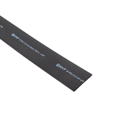 Трубка термоусадочная ТУТ нг 35/17.5 черн. 1м (уп.25м) PROxima EKF tut-35-b-1m