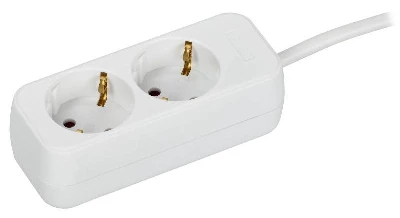 Удлинитель 2х5м 10А У02 ПВС 3х1 бел. UMA IEK UM-YP10-10-02-05-Z-K01
