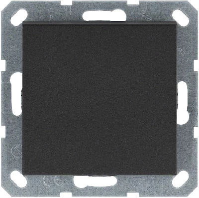 Кнопка звонка 1-кл. 10А IP20 механизм антрацит Jasmart G3010B