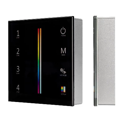 Панель Sens SMART-P55-MULTI Black (3В 4 зоны 2.4G) (IP20 пластик) Arlight 028310