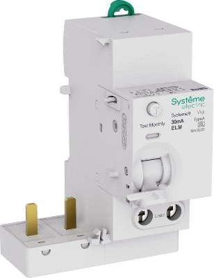 Блок дифференциального тока 2п 25А 30мА тип A Systeme9 230В SE S9V22225