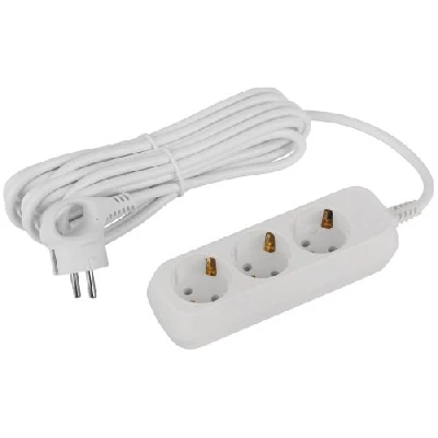 Удлинитель 3х5м с заземл. 16А IP20 GREEN LINE UDL-16-350-E ПВС 3х1 Эра Б0065045