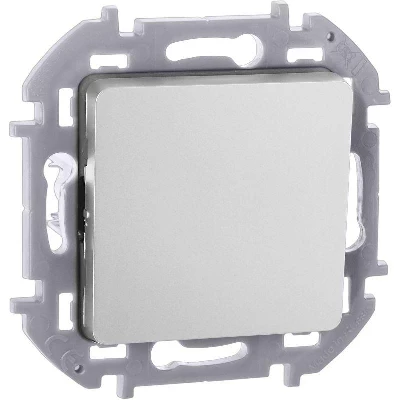 Переключатель 1-кл. Inspiria 10А IP20 250В 10AX механизм алюм. IEK 673652