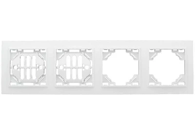 Рамка 4-м Минск горизонтальная бел. Basic EKF ERM-G-304-10