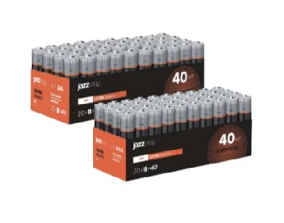 Элемент питания алкалиновый AAA/LR03 Ultra Alkaline Pack-40 (уп.40шт) JazzWay 5057579