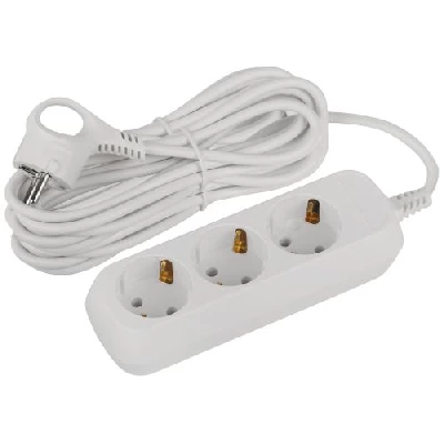 Удлинитель 3х7м с заземл. 16А IP20 GREEN LINE UDL-16-370-E ПВС 3х1 Эра Б0065059