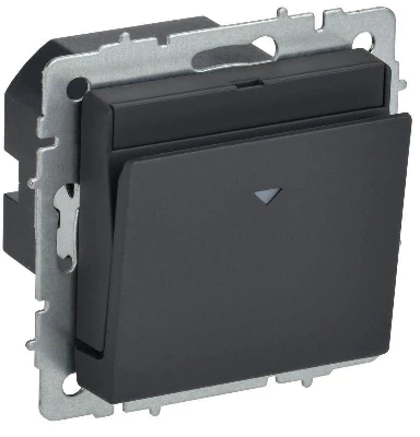 Выключатель карточный BRITE 30А ВС10-1-8-БрГ механизм графит IEK BR-V11-0-10-K53
