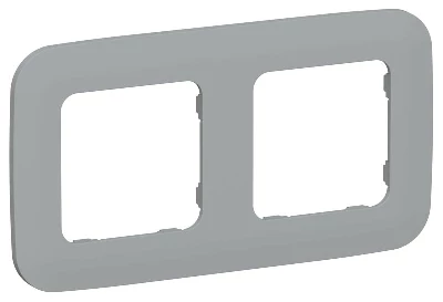 Рамка 2-м СП FLITE РУ-2-А-ФлС сер. IEK FI-M22-31-20-K03