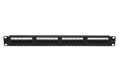 Патч-панель 19дюйм 1U кат.5E неэкранир. 24 порта RJ-45 Dual IDC с задн. кабельным организатором TOKOV ELECTRIC TKE-PP-5E-1U-24P-UTP-CO
