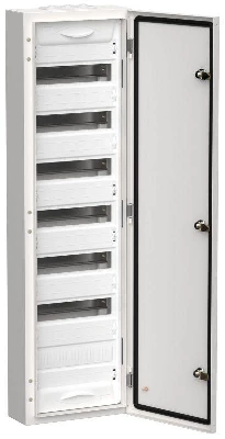 Корпус металлический ЩРн-84 (1х84) 1085х310х140 IP54 бел. (одна дверь) TITAN 5 IEK TI5-50-N-084-54