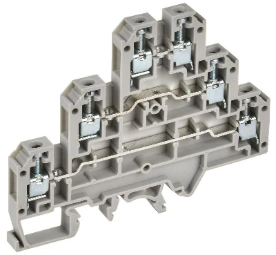 Колодка клеммная CTS-ML ARMAFIX 3 ур. 2.5кв.мм сер. IEK YCT13-00-3-K03-002