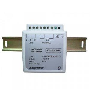 Блок питания АТ-12/30 DIN 12В/3.0А AccordTec 220962