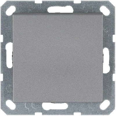 Кнопка звонка 1-кл. 10А IP20 механизм алюм. Jasmart G3010S