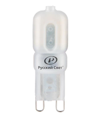 Лампа светодиодная RS LED Capsule G9 2W 220-240V 2Вт капсульная матовая 2700К тепл. бел. G9 200лм 220-240В Ra90 Русский Свет 15010845084