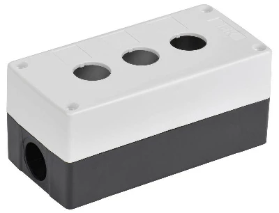 Корпус КП103-Р 3-м для кнопок бел. IEK BKP10-3-K01-R